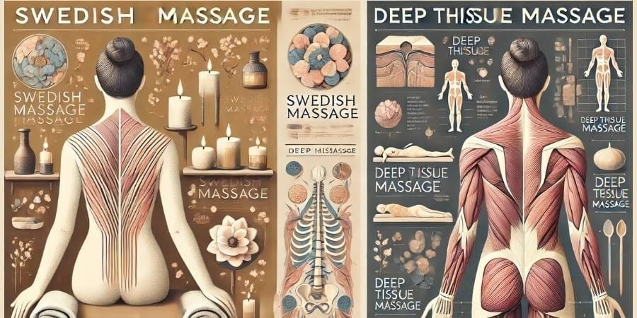 Swedish Massage and Deep Tissue Massage