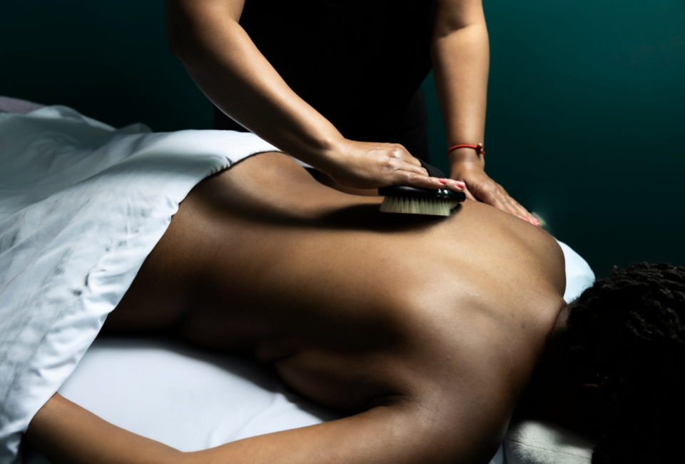 Skin Brushing Massage