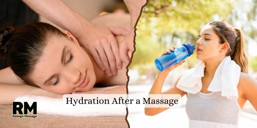 Hydration After a Massage