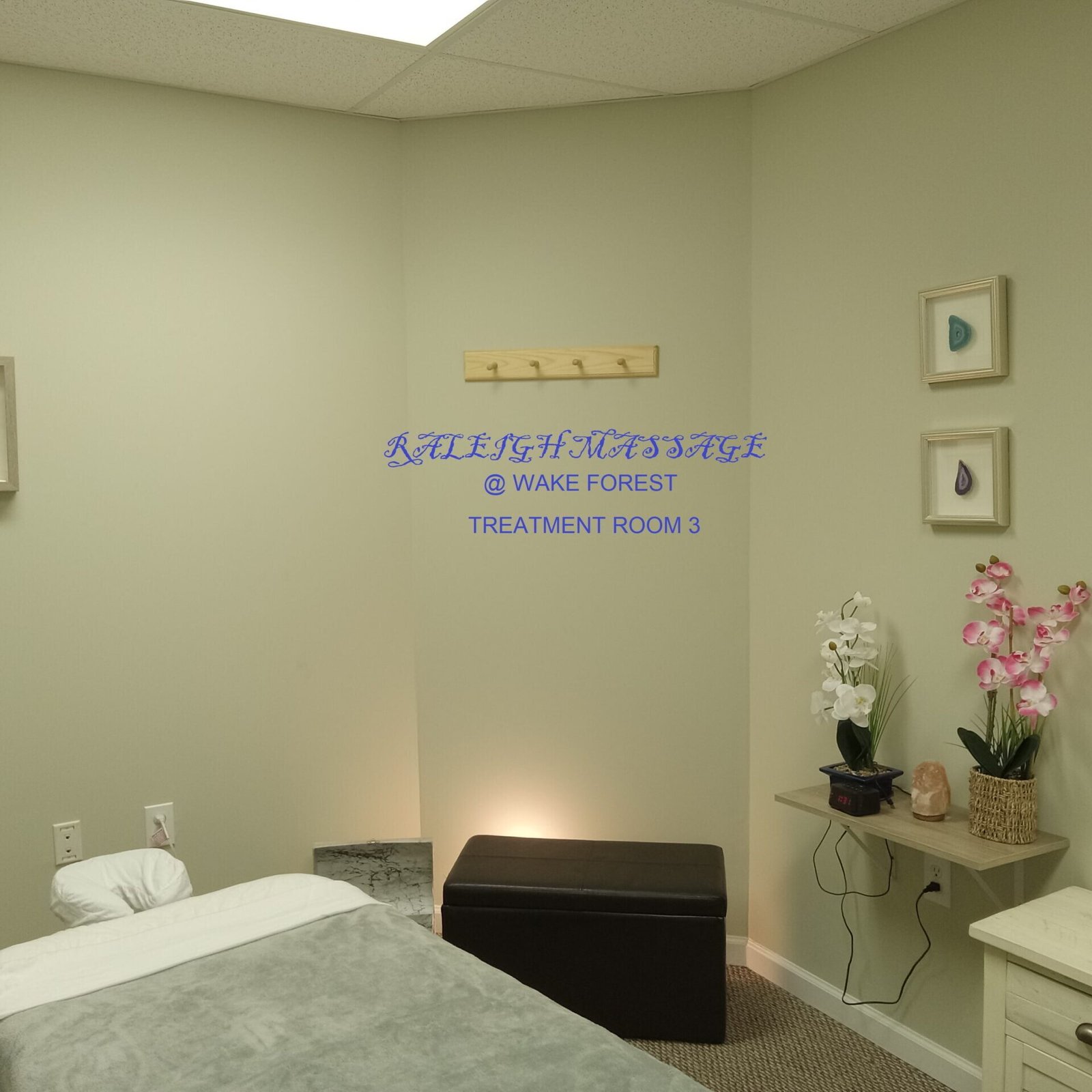 massage room Three at Raleigh Massage, Wake Forest