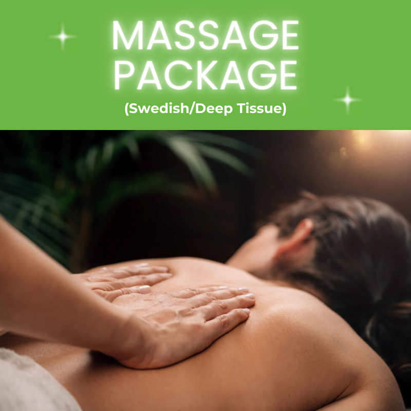 massage package 3 sessions 60 minute