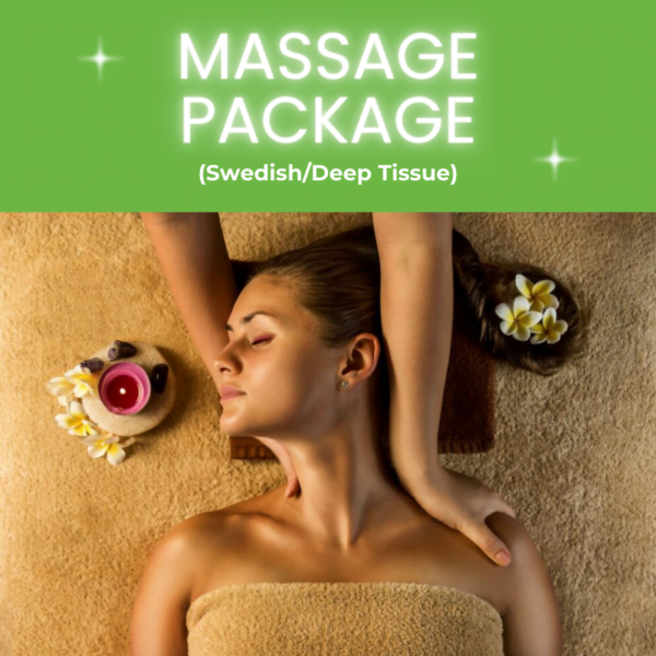 6 sessions of 90 minutes massage offer package