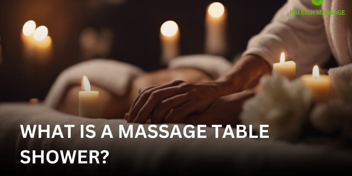 massage table shower