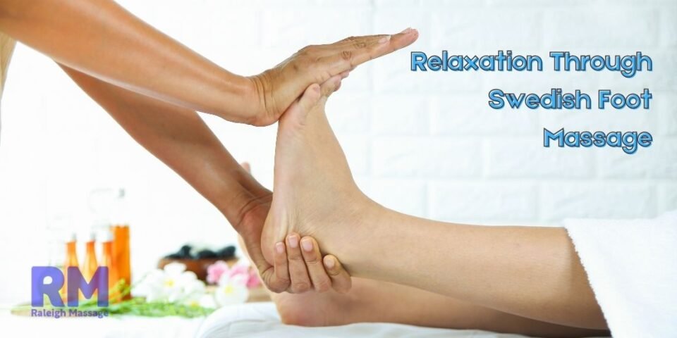 Swedish foot massage for pain relief