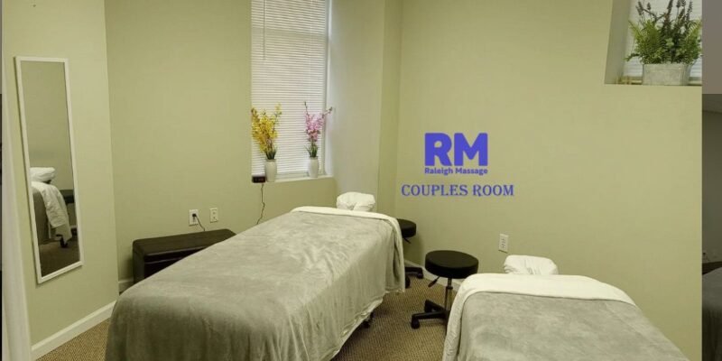 Couples massage room in wake forest