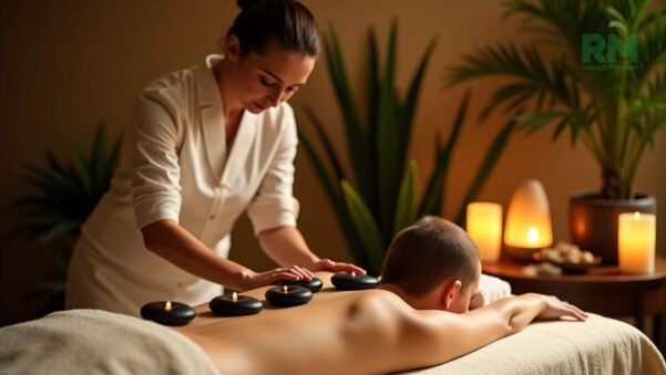 A hot stone massage in wake forest nc