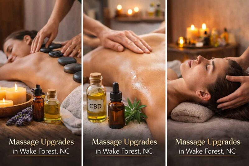 massage upgrades Wake Forest NC