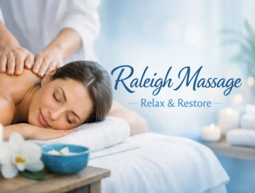 Relaxing massage therapy experience at Raleigh Massage in Raleigh, NC