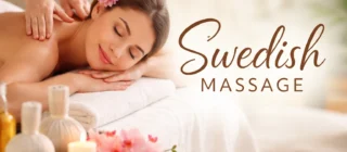 Serene Swedish massage relaxation scene